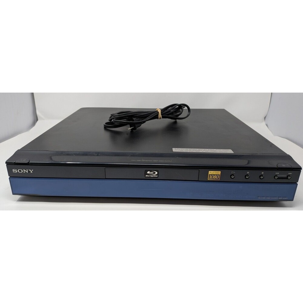Sony BDP-S300 Blu-ray Disc Player Full HD 1080p HDMI DVD Player w/ Power Cord